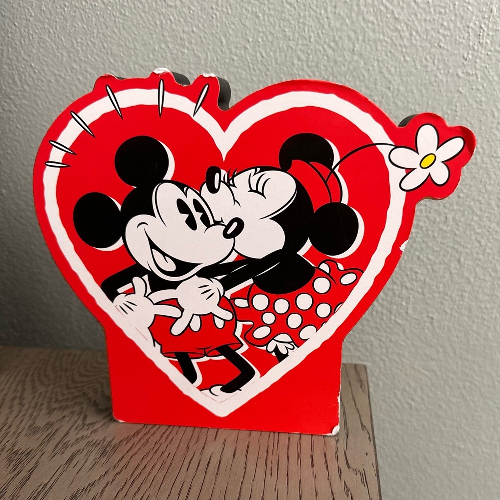 Disney Red and Black Mickey and Minnie Wall Art